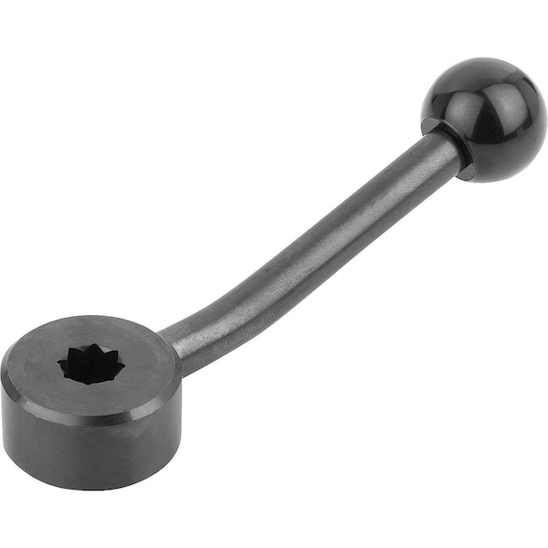 Tension Lever Flat Size-2, Sw-9, A-100, Form-15Deg Steel, Comp-Thermoset